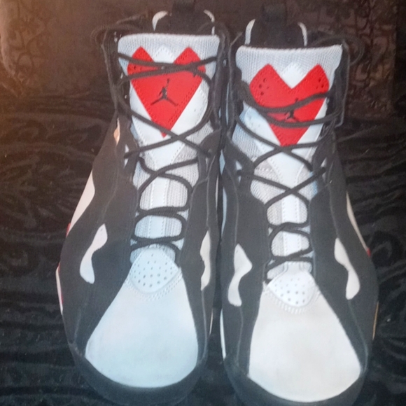 Nike Air JORDAN'S Mens Red/black&white SZ11 - Picture 7 of 8